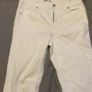 white jeans
